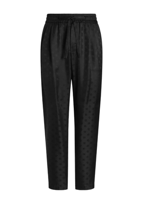 Dolce & Gabbana pattern-jacquard trousers - Black