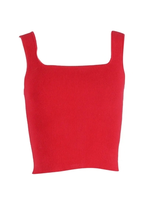 Reformation Ribbed-knit tank top - Red