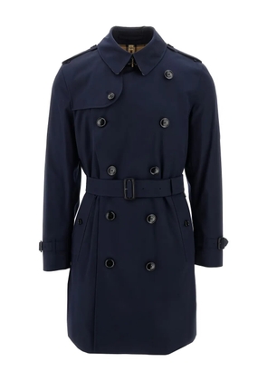 Burberry double-breasted trench coat - Blue