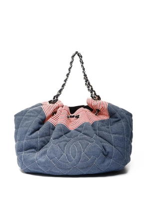 CHANEL Pre-Owned 2009-2010 GM Coco Cabas tote bag - Blue