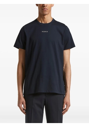 Peserico logo-printed crew-neck T-shirt - Blue