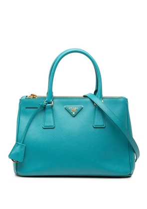 Prada Pre-Owned 2010-2025 Small Saffiano Lux Galleria Double Zip satchel - Blue