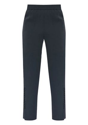 Emporio Armani elasticated tapered trousers - Blue