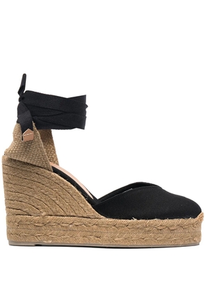 Castañer Chiara wedge espadrilles - Black