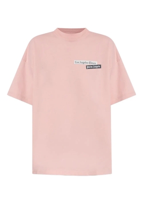 Palm Angels newspaper-print T-shirt - Pink