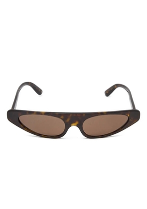 Dolce & Gabbana Pre-Owned cat-eye sunglasses - Brown