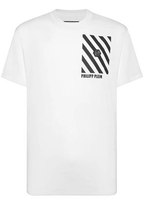 Philipp Plein Rainbow Stripes T-shirt - White