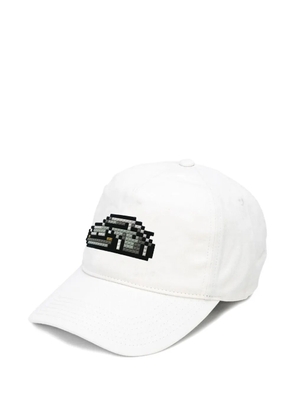 Mostly Heard Rarely Seen 8-Bit 8-bit car-design baseball hat - White