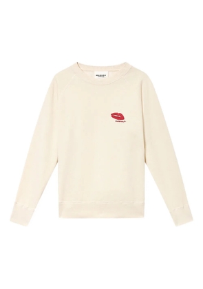 MARANT ÉTOILE MILLYNY embroidery sweatshirt - Neutrals