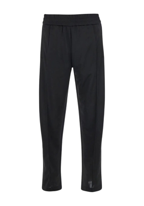 Palm Angels logo-print track pants - Black