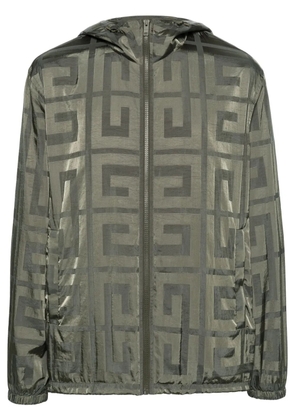 Givenchy 4G-motif taffeta jacket - Green
