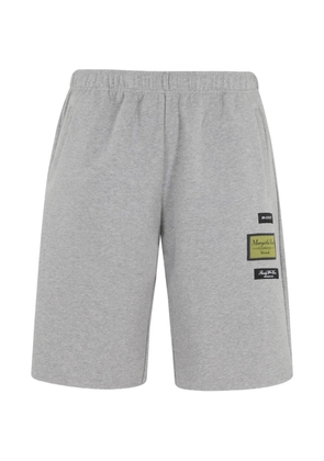 MM6 Maison Margiela patch drawstring shorts - Grey