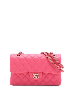 CHANEL Pre-Owned 2021-2025 Small Classic Caviar Double Flap shoulder bag - Pink
