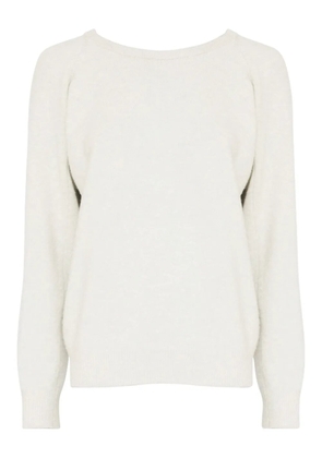 Maison Margiela V-back wool sweater - Neutrals