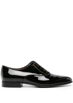 Gianvito Rossi Vittorio patent-leather Oxford shoes - Black