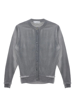 OUR LEGACY Dual button-fastening cardigan - Grey