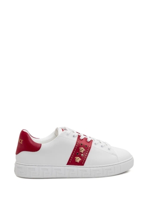 Versace Greca studded-embellishment sneakers - White