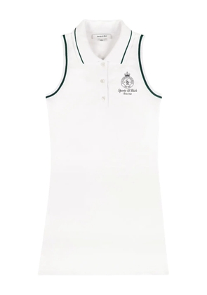 Sporty & Rich sleeveless mini dress - White