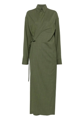 Fabiana Filippi wrap maxi dress - Green