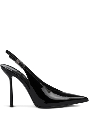 Le Silla 100mm Clivage slingback crystal-embellished pumps - Black
