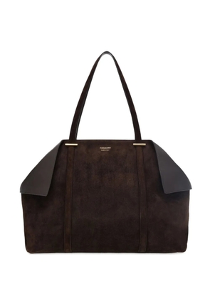 Ferragamo large folded-sides tote bag - Brown