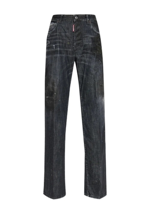 DSQUARED2 paint-splatter distressed jeans - Black