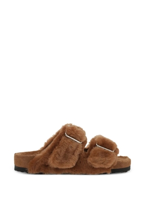 BIRKENSTOCK 1774 Arizona Shearling sandals - Brown