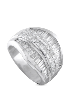 LB Exclusive diamond-embellishment ring - Silver