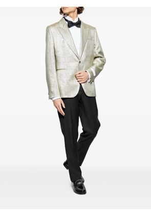 TOM FORD stiffened-collar shirt - White