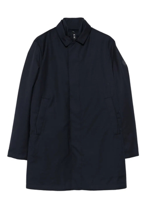 People Of Shibuya zip-front patch-pocket coat - Blue