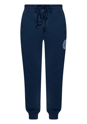 Versace Jeans Couture logo-embroidered track pants - Blue