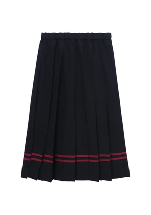 Comme Des Garçons Girl pleated midi skirt - Blue