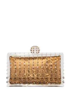 Aquazzura Tequila clutch bag - White