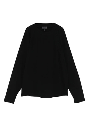 Emporio Armani long-sleeve top - Black