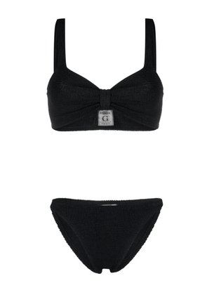 Hunza G Bonnie crinkled bikini - Black