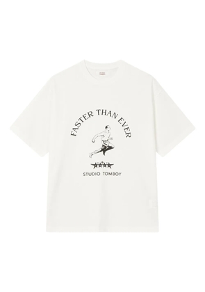 TOMBOY graphic print T-shirt - White