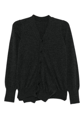 Yohji Yamamoto V-neck cardigan - Grey