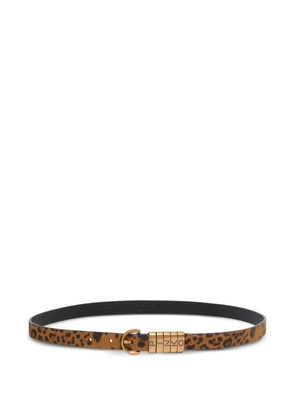 PINKO animal-print buckle belt - Brown