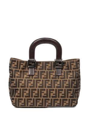 Fendi Pre-Owned Zucca-monogram tote bag - Brown