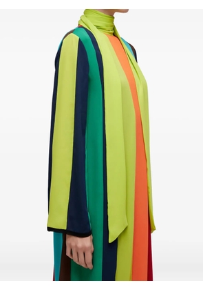 Osklen striped midi dress - Green