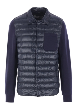 Herno quilted panelled jacket - Blue