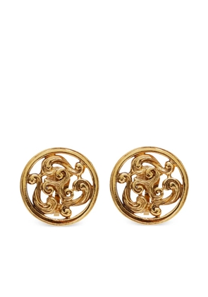 Saint Laurent Pre-Owned stud clip-on earrings - Gold
