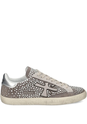 Premiata Steven studded sneakers - Grey
