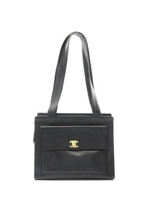 CHANEL Pre-Owned 1996-1997 coco-mark tote bag - Black