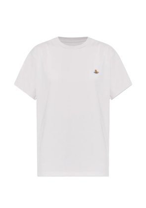 Vivienne Westwood embroidered T-shirt - Neutrals