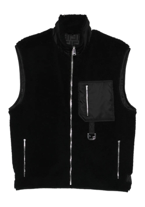 FENDI zip-up chest-pocket gilet - Black