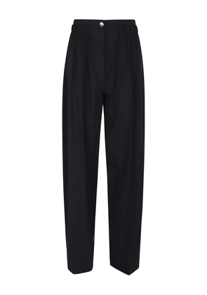 Sportmax elastic-waist trousers - Black