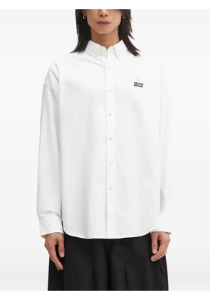 AAPE BY *A BATHING APE® logo-patch shirt - White