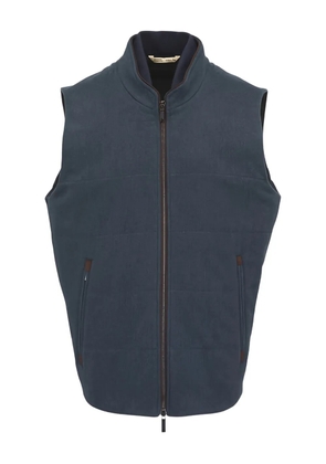 Maurizio Baldassari zip-fastening gilet - Blue