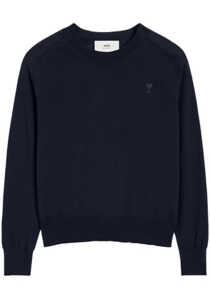 AMI Paris Ami De Coeur wool jumper - Blue